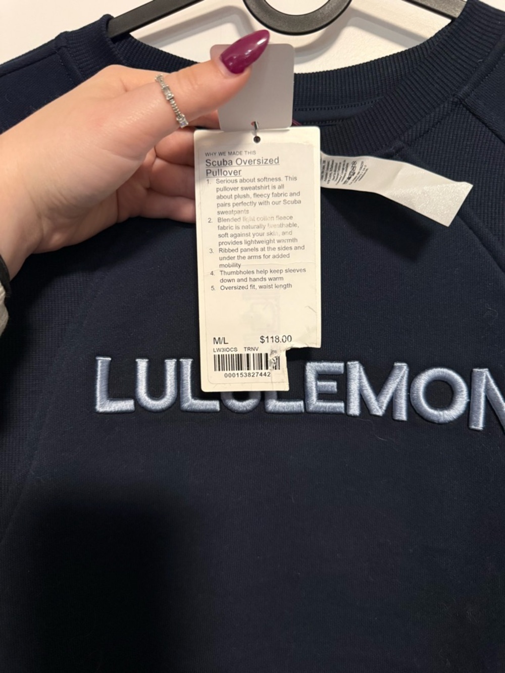 lululemon Scuba Oversized Pull Over - Picture 5 of 6